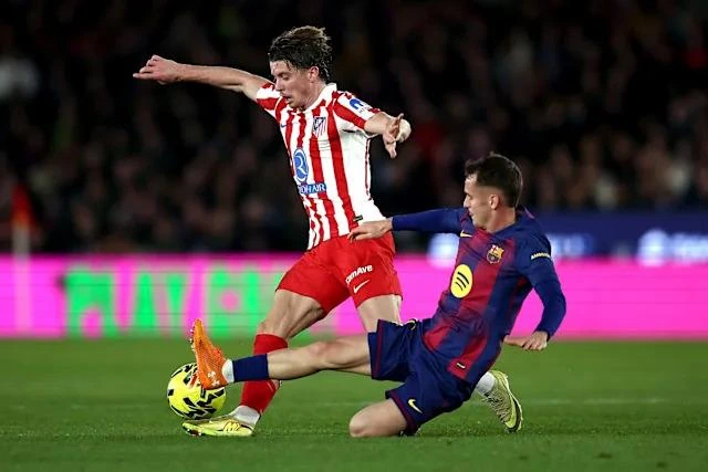 Segunda parte marcada por jogo físico e controlo de ritmo pelo Atlético Madrid